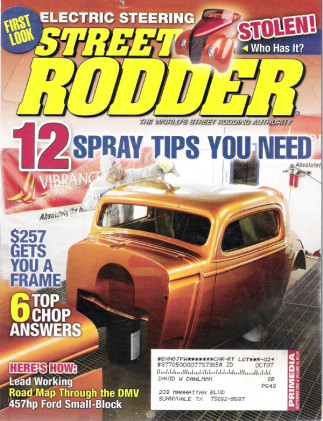 STREET RODDER 2006 SEPT - LEADING, ELECTRONIC STEERING FOR RODS & CUSTOMS